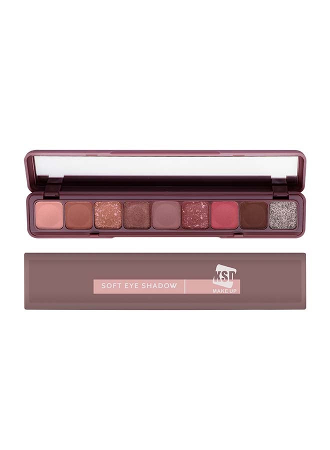 كي إس دي علبة ظلال عيون بالوان هادئة ب 9 ألوان متعدد الألوان - Image 2