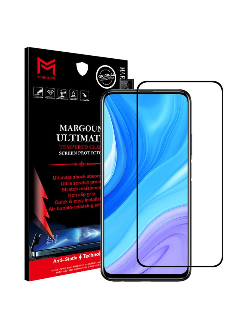 مارجون لاصقة حماية للشاشة من الزجاج المقوى لهاتف هواوي Y9S أسود / شفاف - Image 1