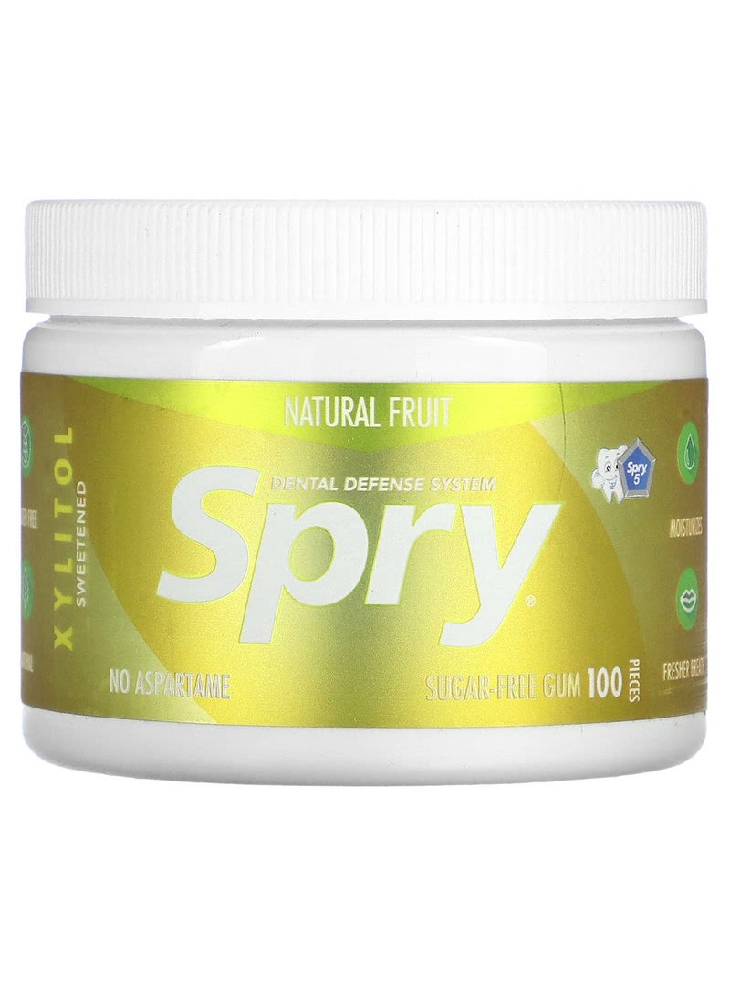 Xlear Spry Natural Fruit, Sugar Free, 100 Pieces 108grams - Image 1
