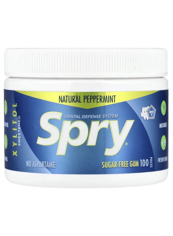 إكسلير مجموعة علكة للمضغ بنكهة النعناع الفلفلي سبري - 100 قطعة 108جرام - Image 1