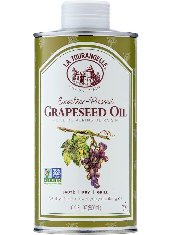 La Tourangelle - Expeller-Pressed Grapeseed Oil 500ml 500ml - Image 1