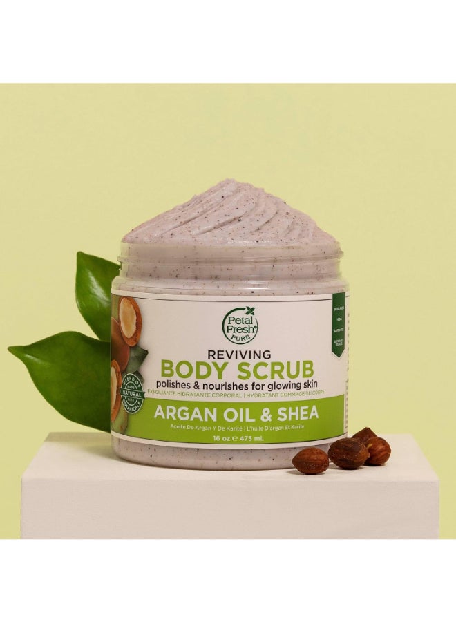Petal fresh - Pure Argan Oil And Shea Body Scrub 473ml - Image 1