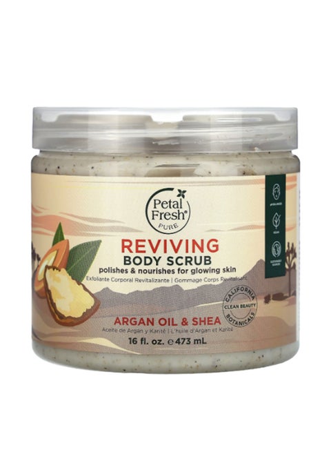 Pure Argan Oil And Shea Body Scrub 473ml