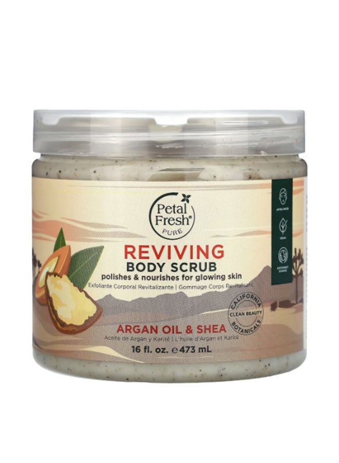 Petal fresh - Pure Argan Oil And Shea Body Scrub 473ml - Image 1