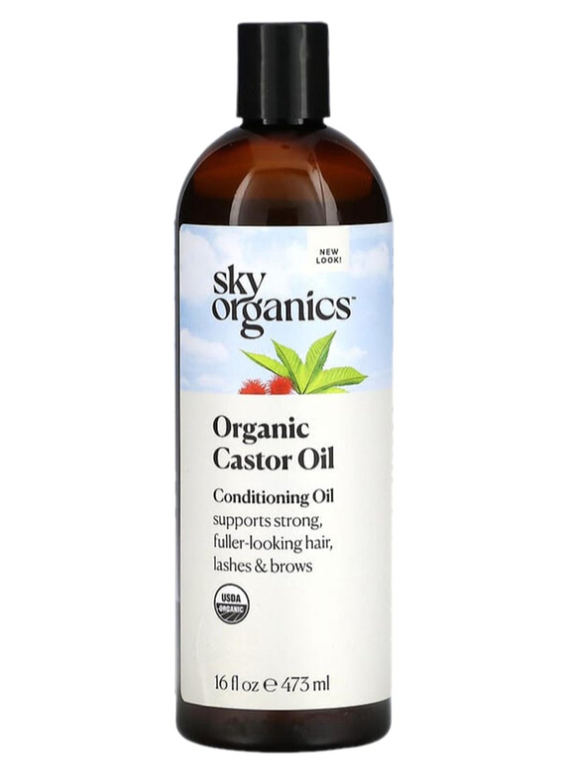 Sky Organics Organic Moisturizing Castor Oil 473ml - Image 1
