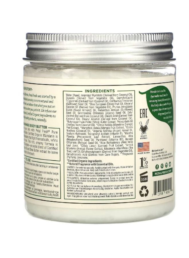 Petal fresh Mandarin And Mango Body Butter 237ml  - Image 2