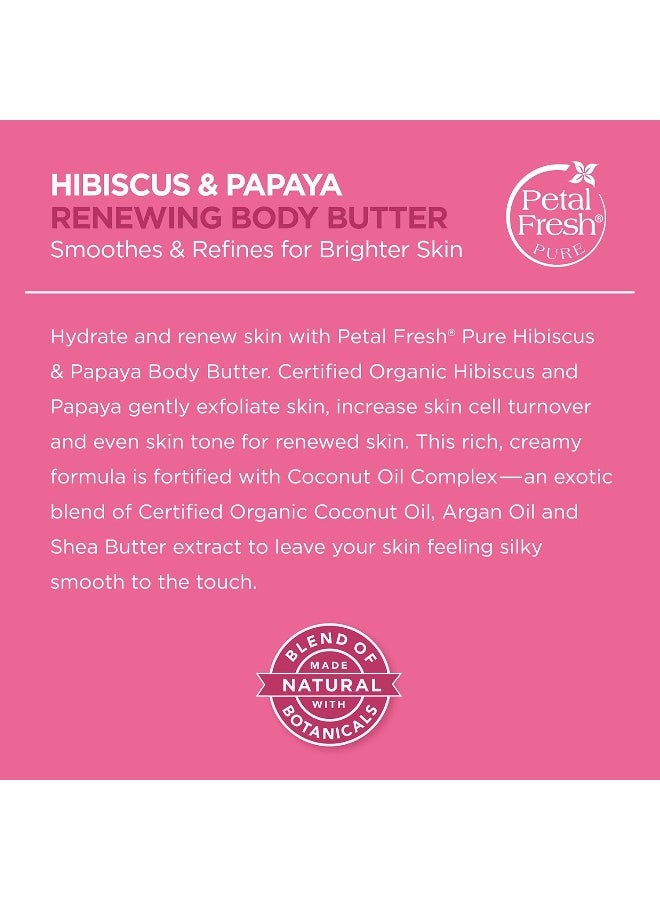 Petal fresh Hibiscus And Papaya Renewing Body Butter 237ml  - Image 2