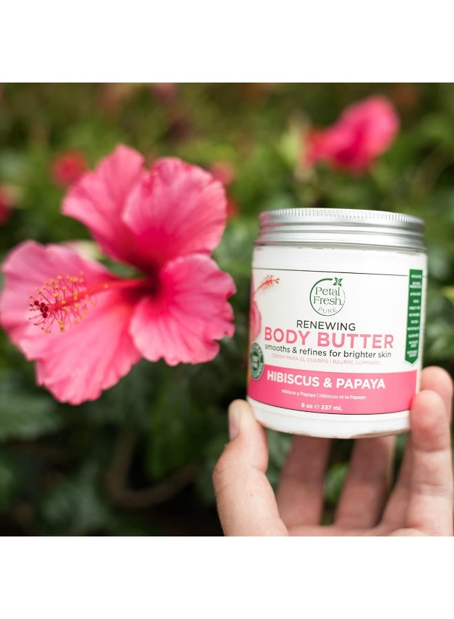 Petal fresh Hibiscus And Papaya Renewing Body Butter 237ml  - Image 3