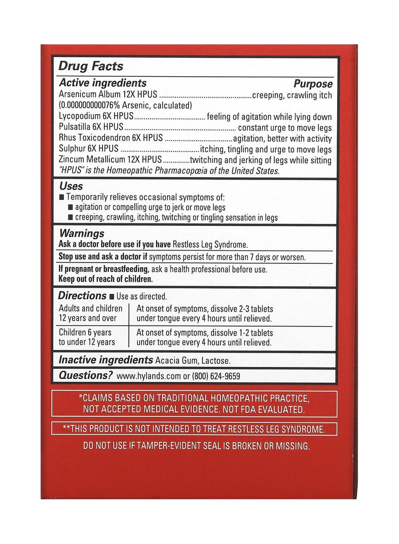 هايلاندز أقراص ريستفول ليجز لتخفيف آلام الساقين - 50 قرص - Image 2