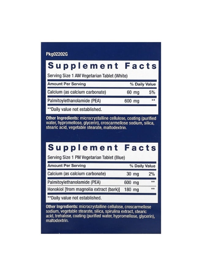 Life Extension ComfortMAX, Double-Action Nerve Support, For AM & PM, 60 Vegetarian Tablets - Image 2