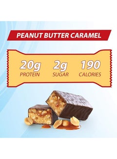 Pure Protein Bar Chocolate Peanut Caramel 20G Protein 2G Sugar 190 Calories Gluten Free Pack Of 6 300G  - Image 3