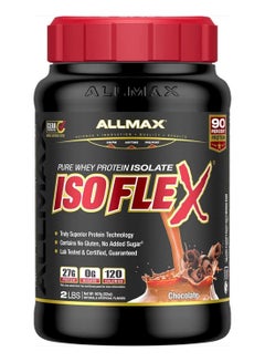 AllMax Nutrition Whey Protein Isolate Isoflex - Chocolate  2 Lbs.  - Image 1