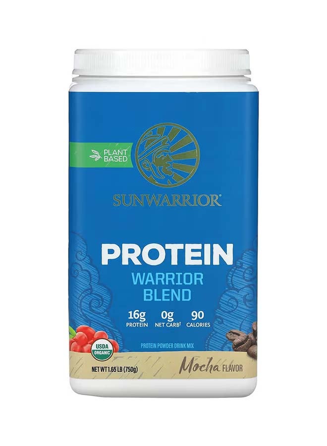 Sunwarrior, Warrior Blend, Protein, Mocha, 1.65 lb (750 g) - Image 1