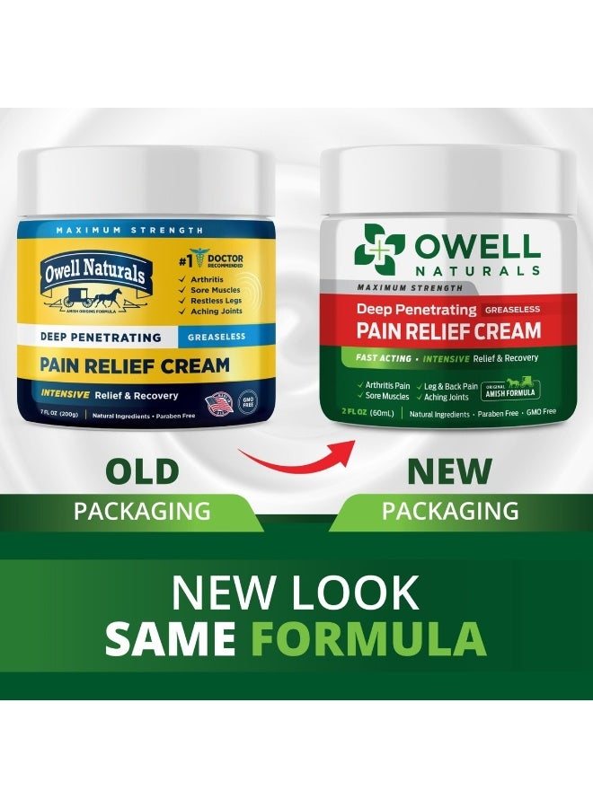 Deep Penetrating Pain Relief Cream, Maximum Strength 3.5oz Packaging May Vary - Image 3