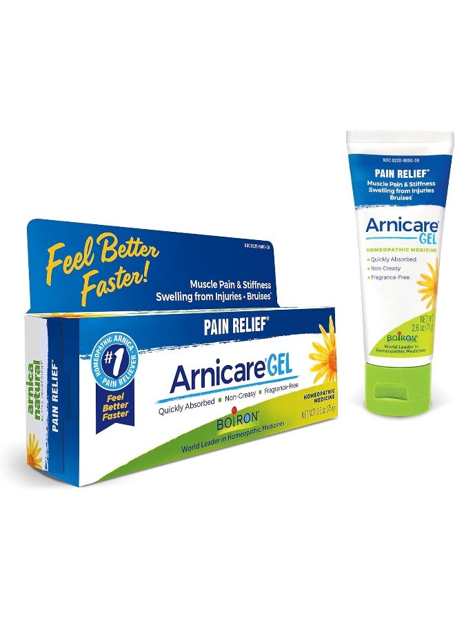 بويرون Boiron, جل Arnicare، لتخفيف الآلام، بدون رائحة، 2.6 أونصة (75 جم) - Image 1