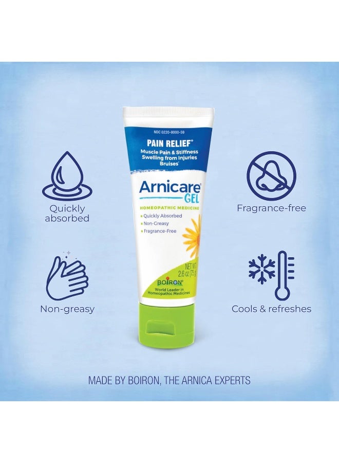بويرون Boiron, جل Arnicare، لتخفيف الآلام، بدون رائحة، 2.6 أونصة (75 جم) - Image 3