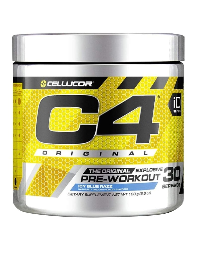 CELLUCOR Original Explosive Pre Workout Icy Blue Razz 30 Servings  - Image 1