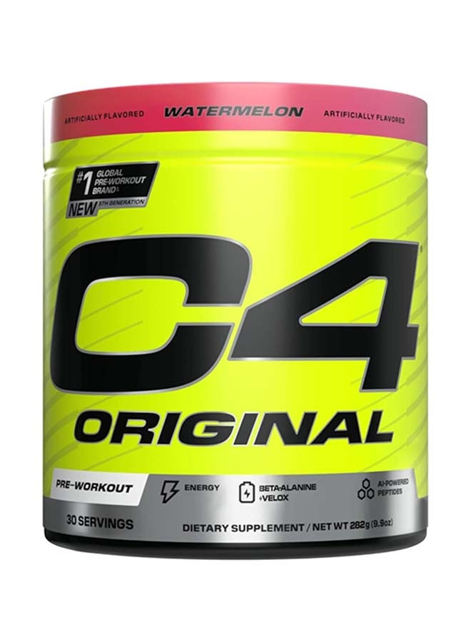 CELLUCOR C4 Original Explosive Pre-Workout - Watermelon - 30 Servings - 282 Grams. - Image 1