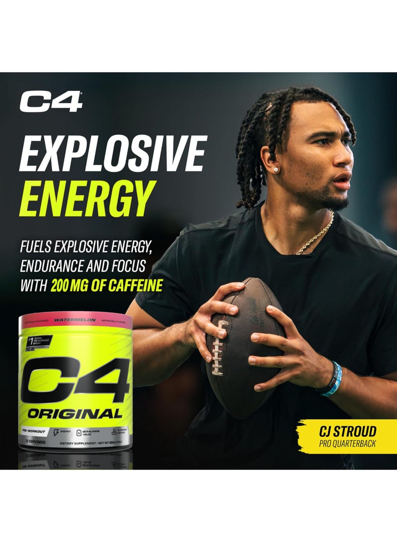 CELLUCOR Original Pre Workout Powder Energy Drink Supplement For Men And Women with Creatine, Caffeine, Nitric Oxide Booster, Citrulline And Beta Alanine Watermelon - 30 Servings - Packaging May Vary - Image 5