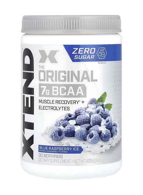 7G BCAA الأصلي لاستعادة العضلات + إلكتروليتات، التوت الأزرق - 30 حصة - 420 جرام