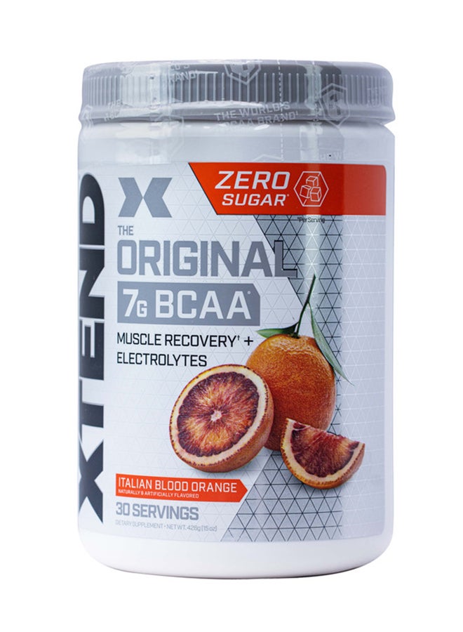 اسكتيند إلكتروليتات استعادة العضلات الأصلية 7G Bcaa، برتقال الدم الإيطالي، 30 حصة -426 جم 