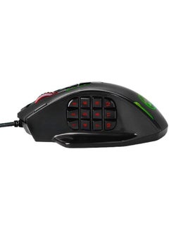 REDRAGON M908 Laser Wired Gaming Mouse With Side Buttons Black  - Image 3