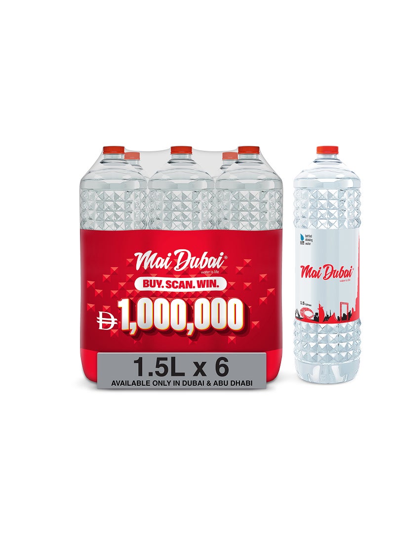 Mai Dubai Drinking Water 1.5Liters Pack of 6 
