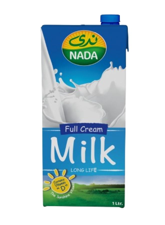 Nada Long Life Milk Full Cream Plain 1Liters Pack of 4  - Image 2