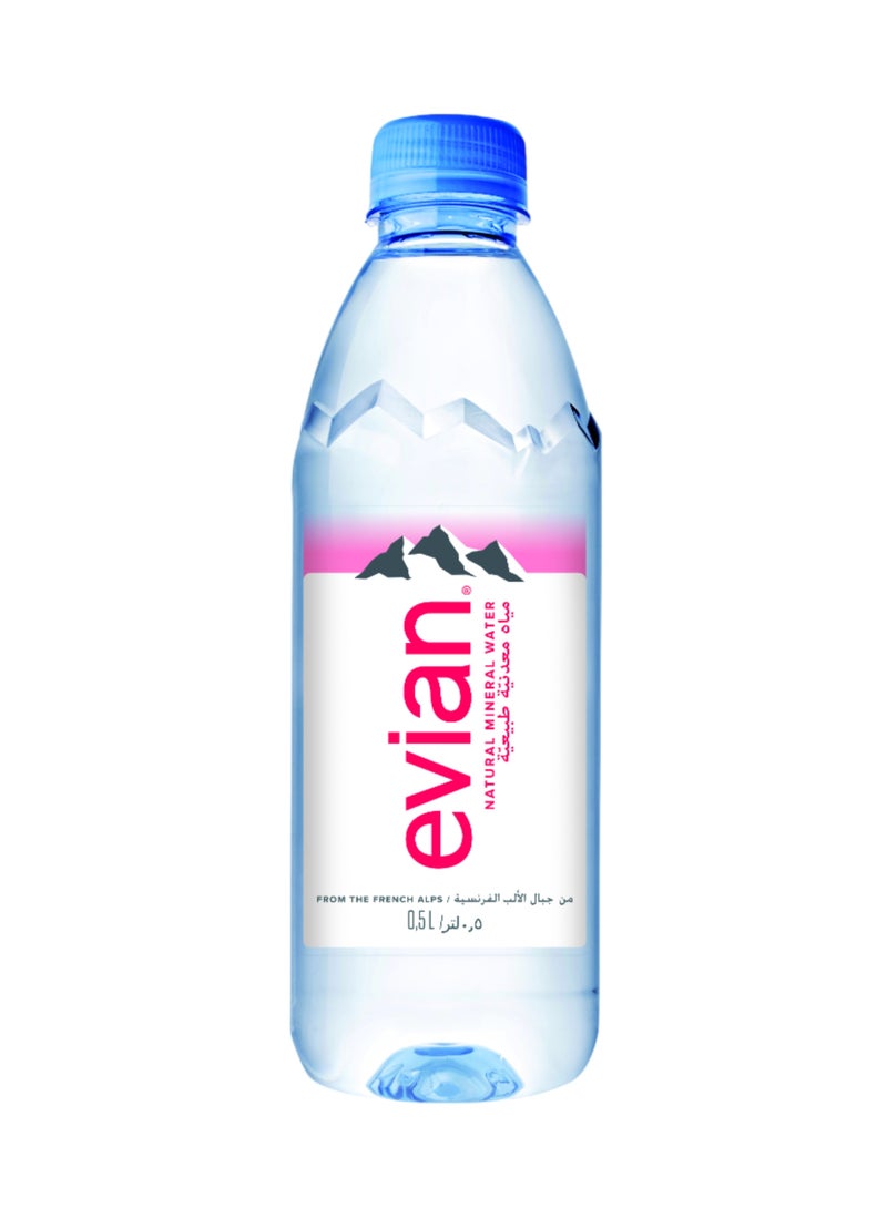 Evian Natural Mineral Water 500ml Pack of 6 - Image 4