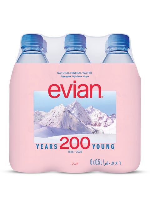 Natural Mineral Water 500ml Pack of 6