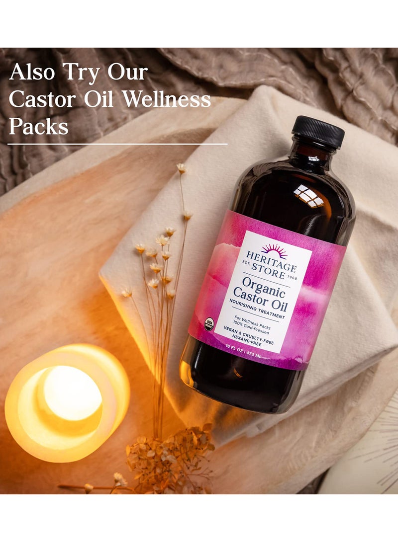 هيرتدج ستور زيت خروع عضوي مستخرج من ذا بالما كريستي 473ملليلتر - Image 3