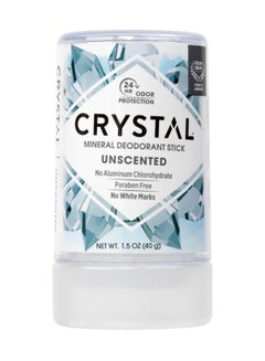 Crystal Unscented Mineral Deodorant Stick 40grams  - Image 1
