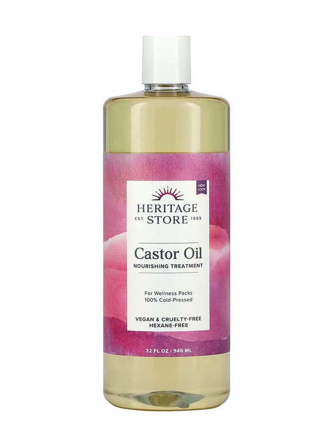 Heritage Store - Hexane-Free Castor Oil 946ml - Image 1
