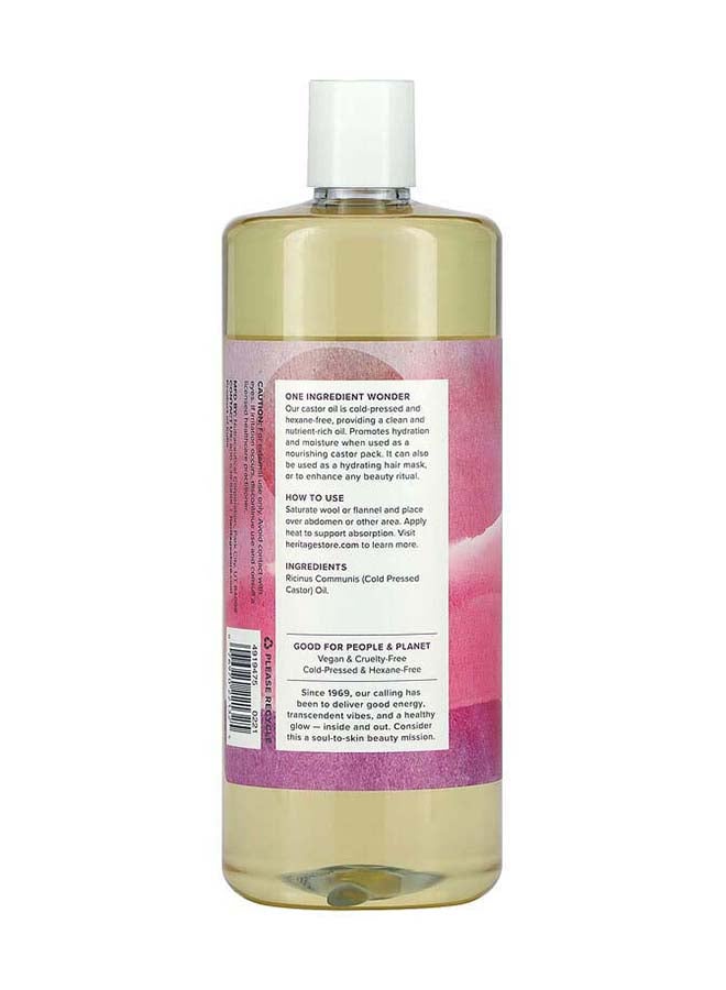 Heritage Store - Hexane-Free Castor Oil 946ml - Image 1