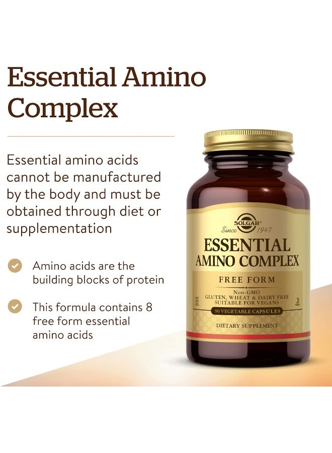 Solgar Essential Amino Complex 90 Capsules - Image 3