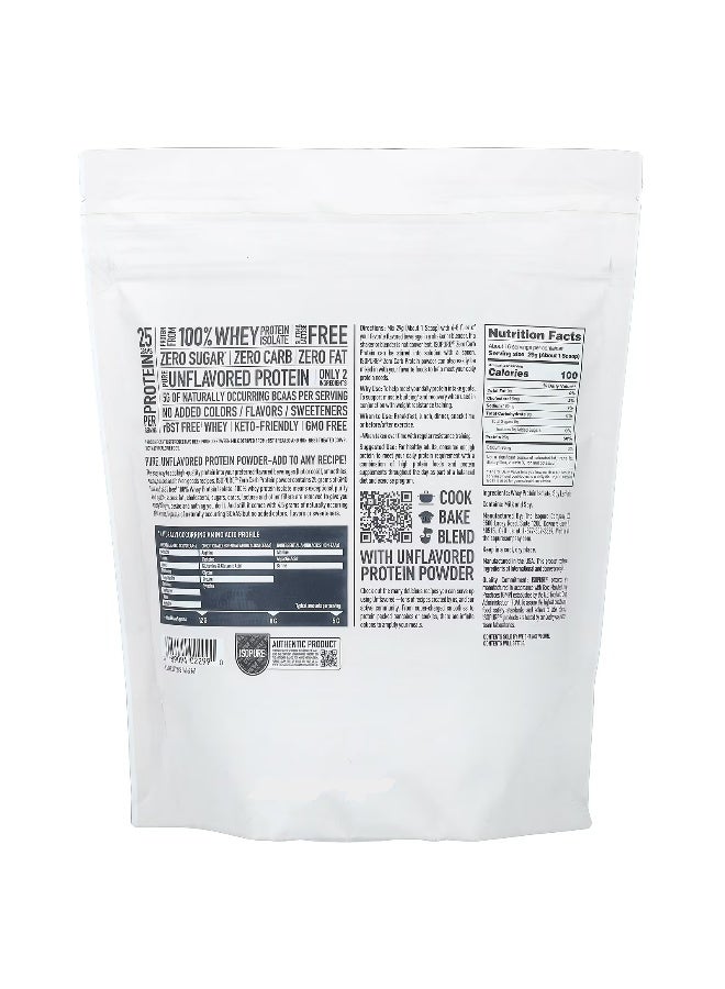 Nature's Best Zero Carb Protein Powder Unflavored 1 Lb - Image 2