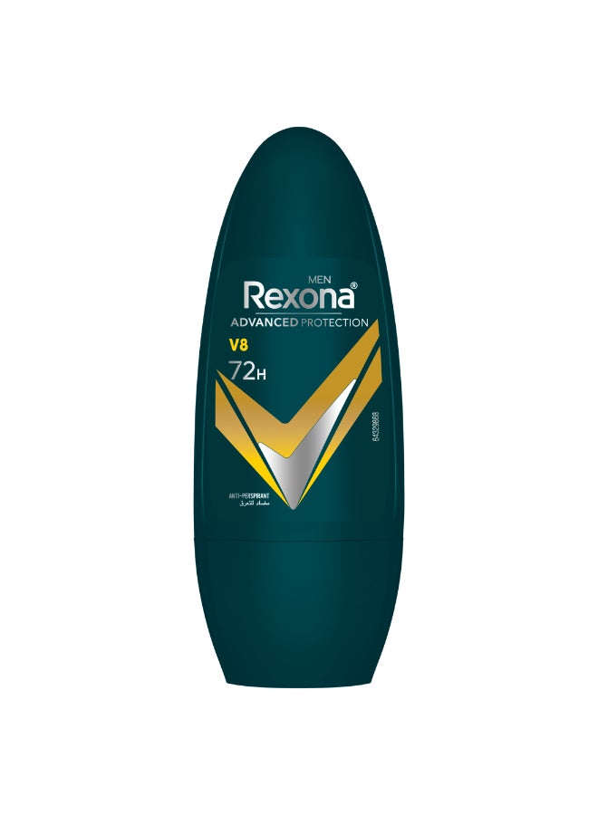 Rexona - Rexona Men Antiperspirant Deodorant V8 Roll On  Promo 50ml - Image 1