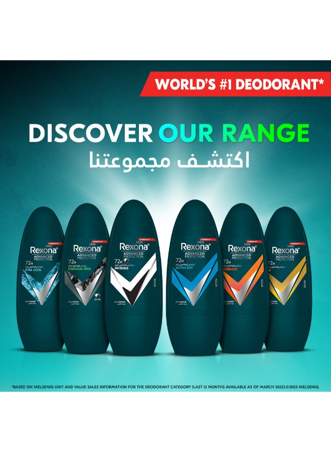 Rexona - Rexona Men Antiperspirant Deodorant V8 Roll On  Promo 50ml - Image 1