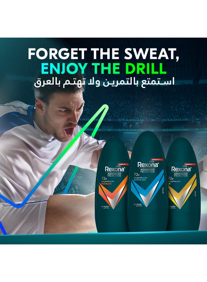 Rexona - Rexona Men Antiperspirant Deodorant V8 Roll On  Promo 50ml - Image 1
