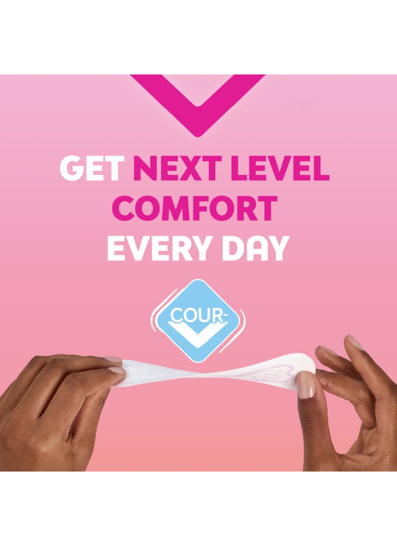 Nana Daily Deo Fresh Liners Normal Pads, 32 Count White - Image 5