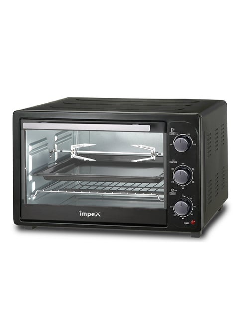 فرن كهربائي متعدد الخصائص مع حمل حراري ووظائف شواء 35 L 1500 W OV 2901 أسود/فضي