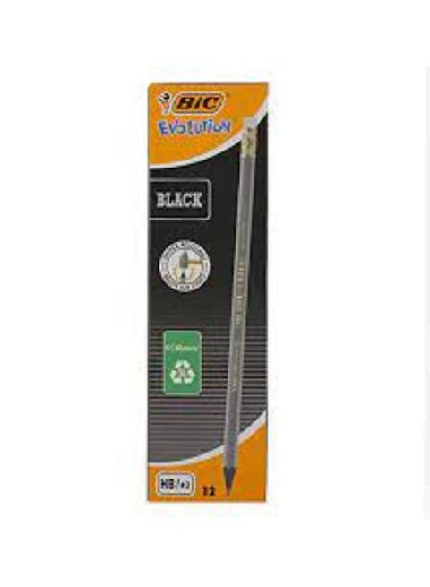 12-Piece Evolution Pencil Set Black