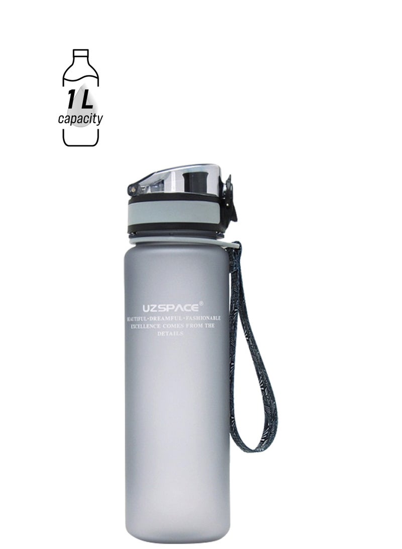 أوسبايس زجاجة مياه رياضية إكسبلوجن رمادي 29x7.5سم - Image 1