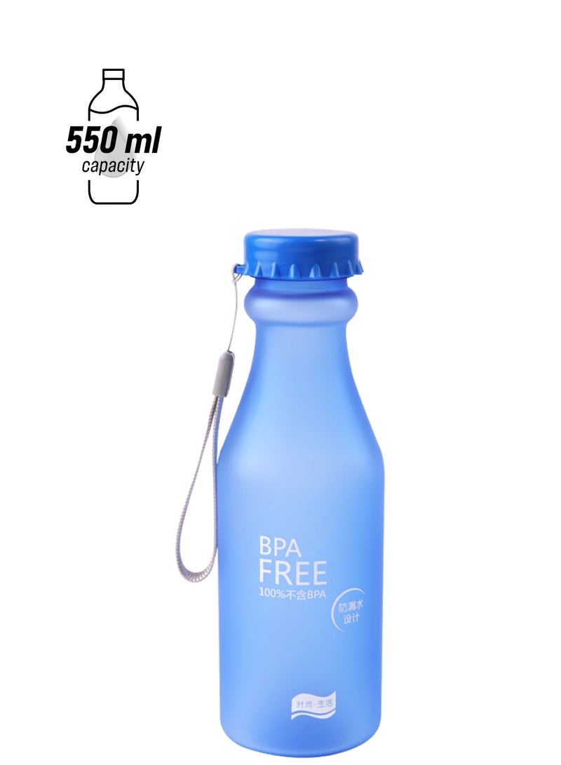 بيوينتي زجاجة مياه مناسبة للحمل أثناء السفر لون أزرق - Image 1