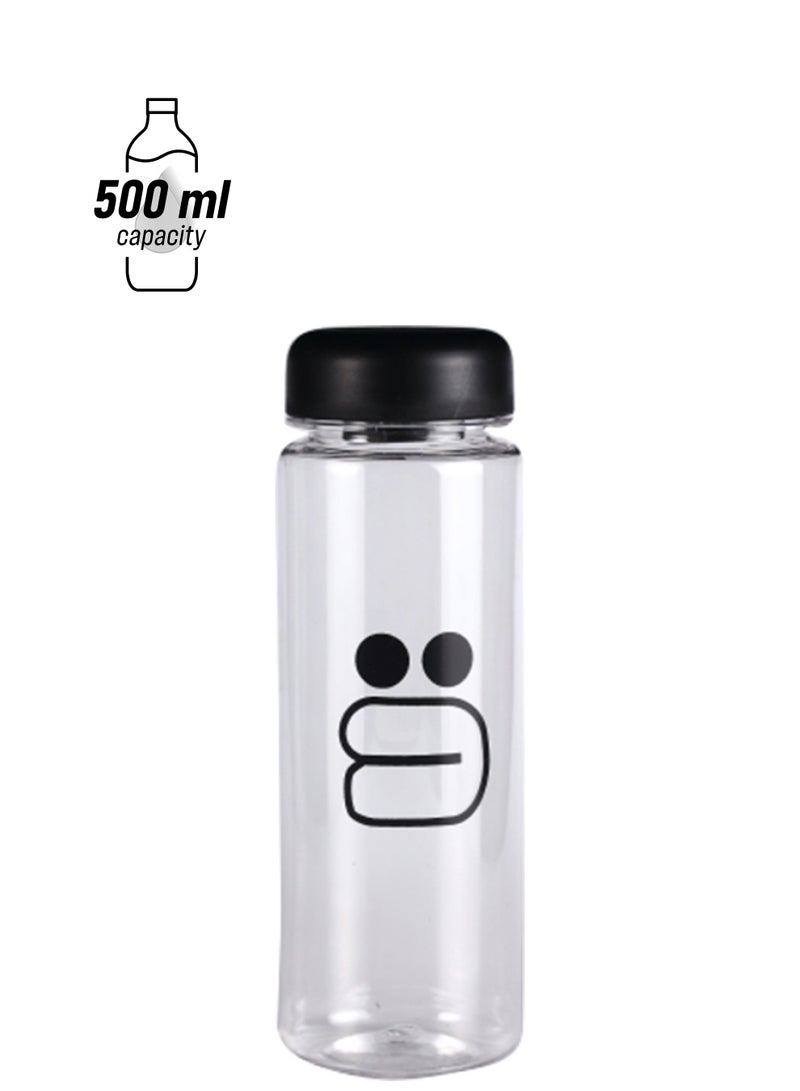 Beauenty Portable Water Bottle Clear/Black - Image 1