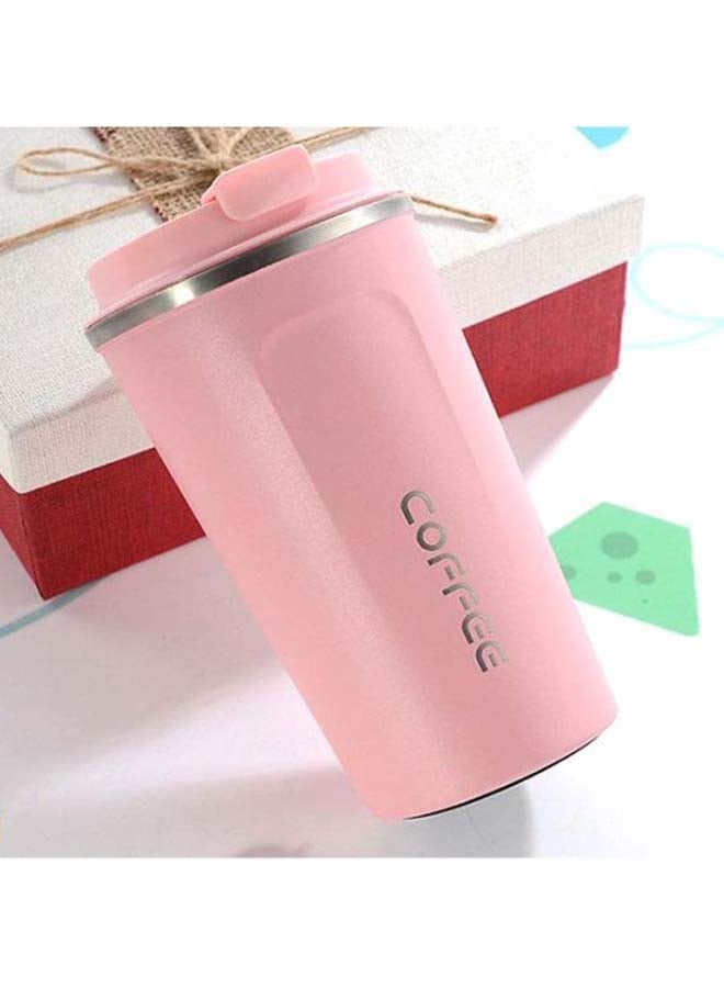 بيوينتي مج قهوة حافظ للحرارة وردي / فضي 510ملليلتر - Image 3