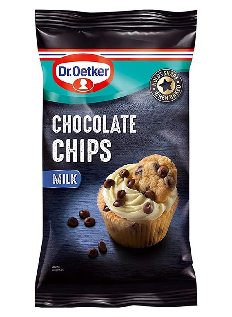 Dr.Oetker Milk Chocolate Chips 100grams - Image 1
