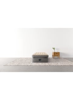 INTEX Prime Comfort Elevated Air Mattress Grey 191x99x51cm  - Image 4