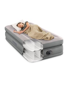 INTEX Prime Comfort Elevated Air Mattress Grey 191x99x51cm  - Image 3