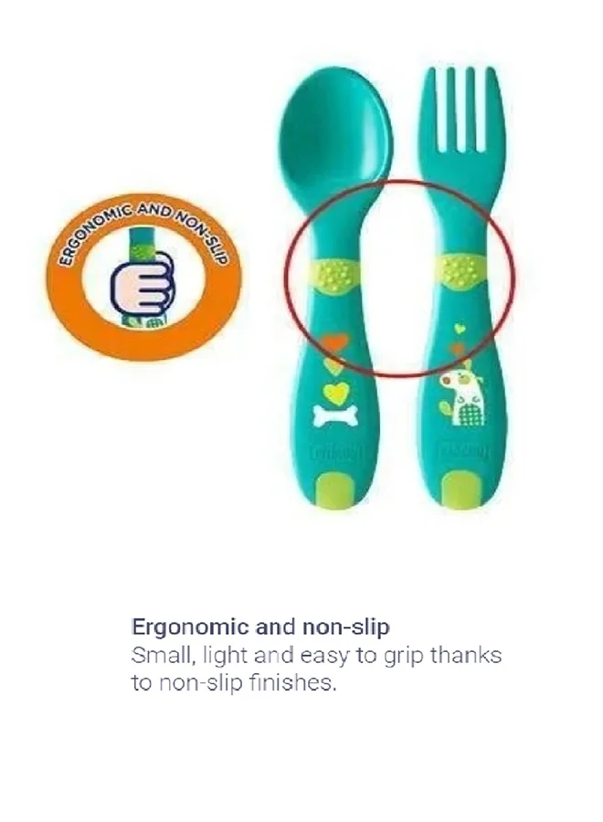 Chicco First Cutlery 12M+, Neutral